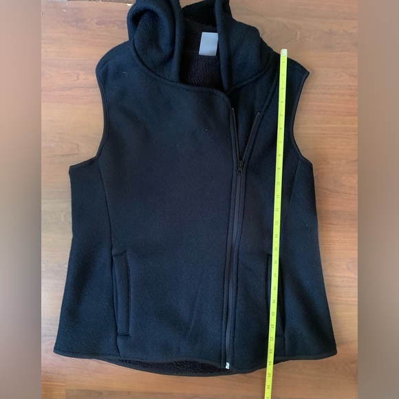 JOE FRESH Women’s Hooded Zip Up Vest Black Size XLarge - Picture 5 of 6